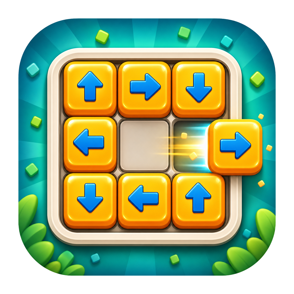 Ícone do jogo Blocos Escape Puzzle Lógico