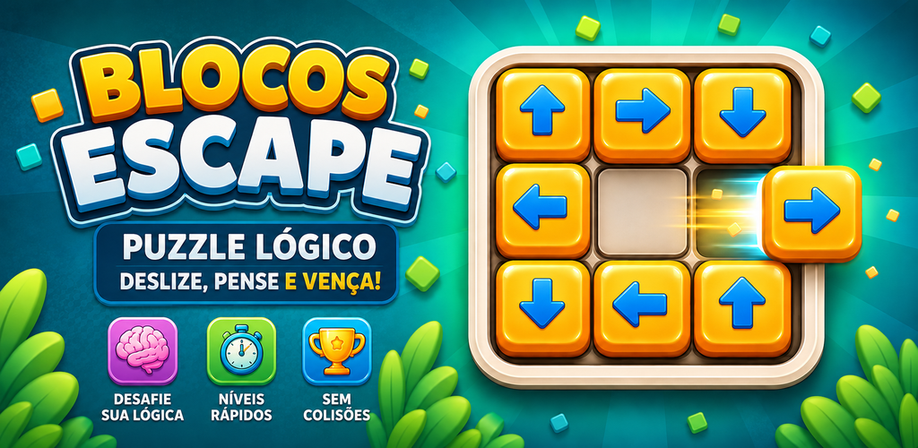 Conheça o jogo Blocos Escape Puzzle Lógico